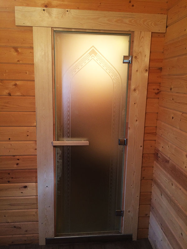 Установка банной двери в Серпухове